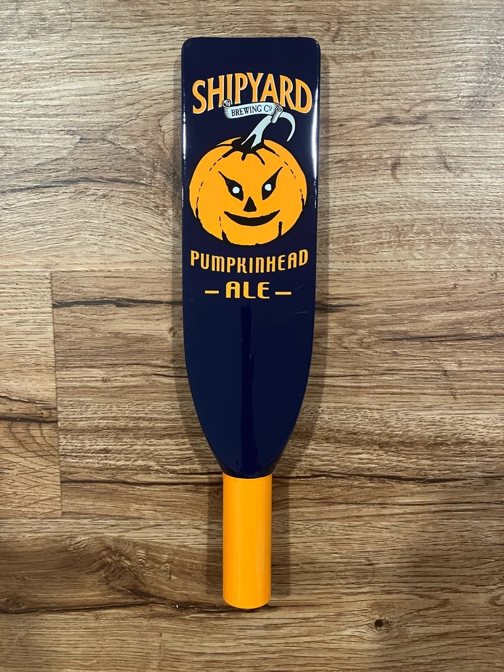 Shipyard Brewing Co. Pumkinhead Ale Beer Tap Handle